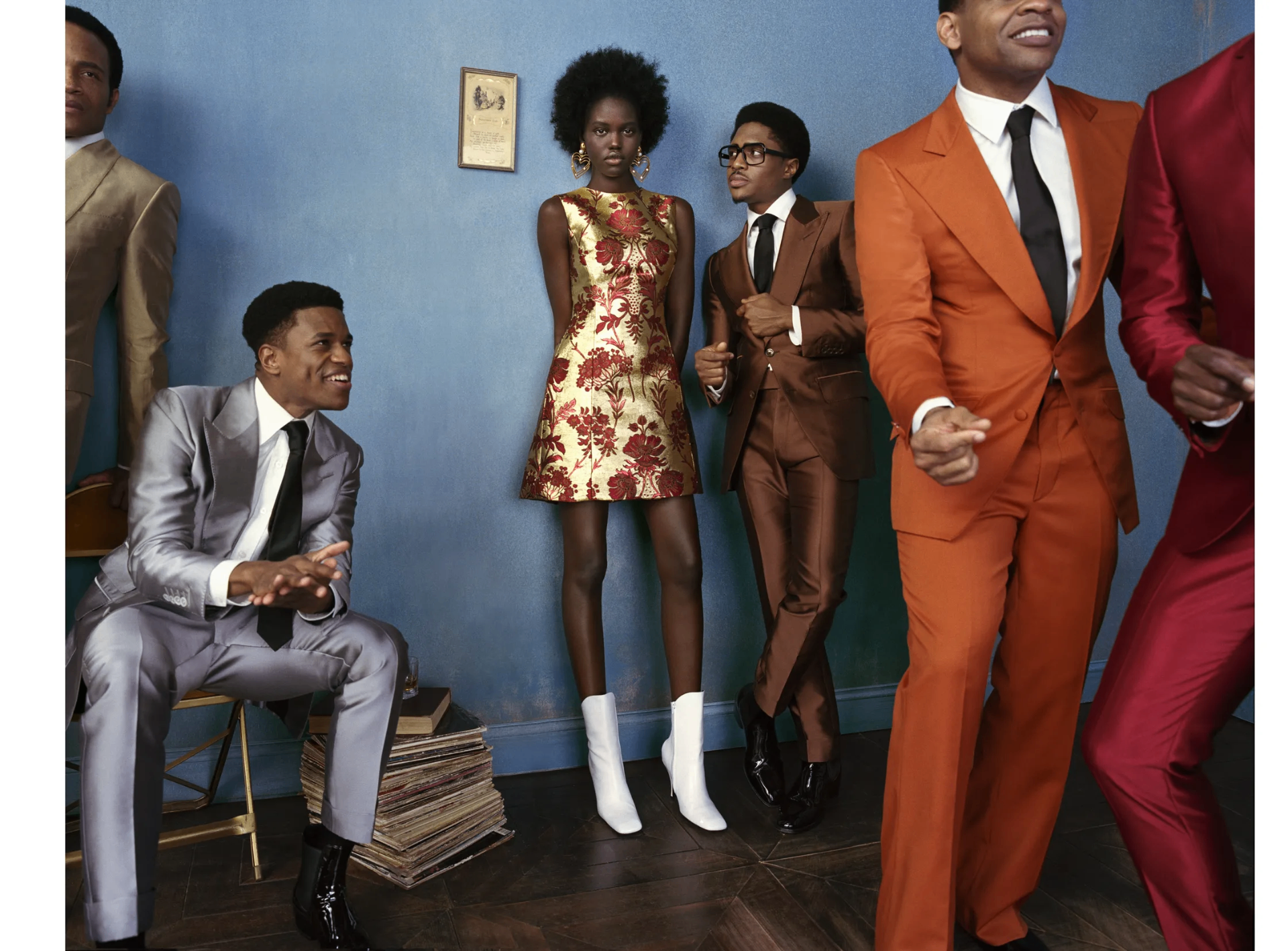 Saturated tailoring — bold colour, silk, statement silhouette